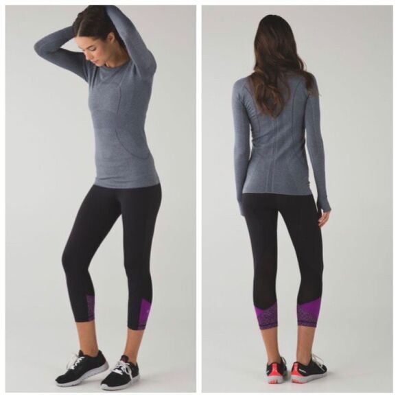 LULULEMON PACE Rival Crop Side Pocket Run Legging - Picture 3 of 10